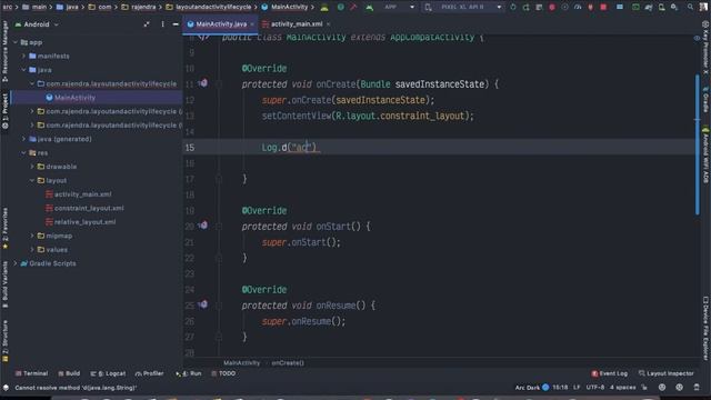 Android Development Tutorial for Beginners in Hindi | Layouts, Activity Lifecycle, Manifest & Gradl смотреть онлайн