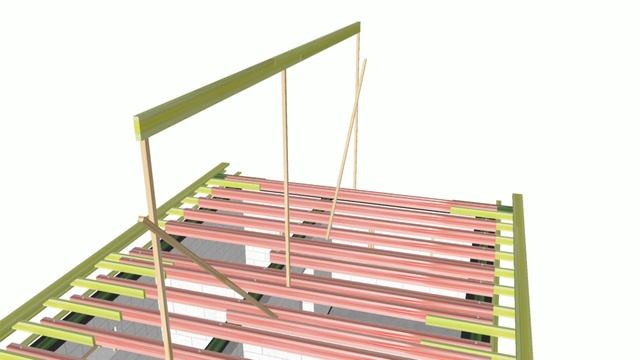 Мансардная крыша самая наипростейшая Ч.1. (субтитры) - каркас // mansard roof (subs) смотреть онлайн