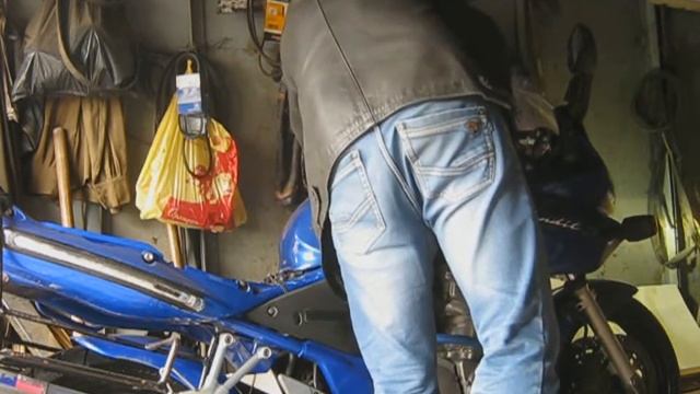 Запуск мотоцикла после зимы. 11.04.2018г. смотреть онлайн