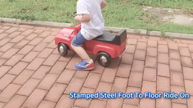 1956 FORD F-100 STAMPED STEEL FOOT TO FLOOR RIDE-ON смотреть онлайн