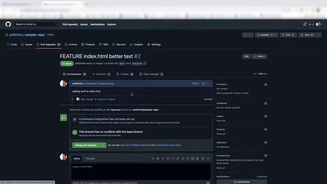Learn how to contribute to projects using branches and pull request #git #github #beginners смотреть онлайн