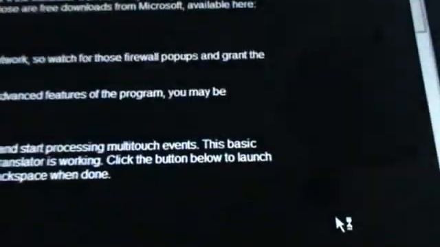 Demonstrating TUIO to WebSocket Translator смотреть онлайн