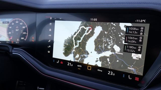 Kurzer Blick Auf VWs Neue Infotainment-Software In Touareg Und ID.7 / Bedienung / Tacho