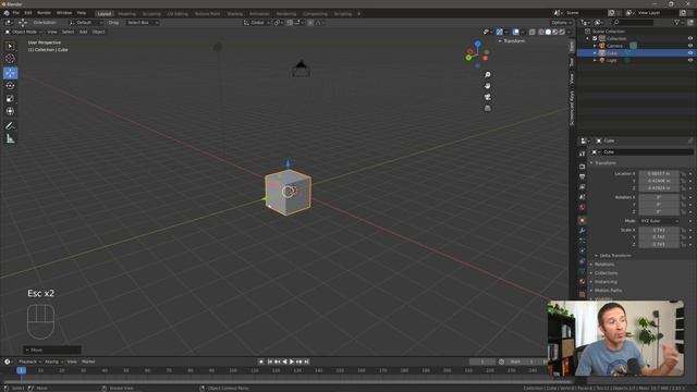 Blender: How to Move, Rotate and Scale (Transformations) смотреть онлайн