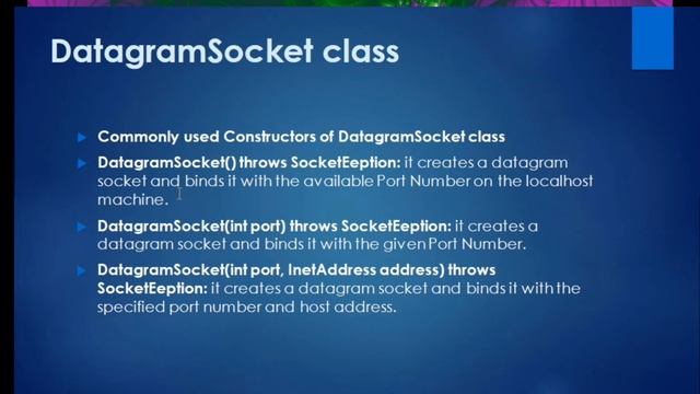DatagramSocket and DatagramPacket |हिंदी | DatagramSocketclass | advance java programing language смотреть онлайн