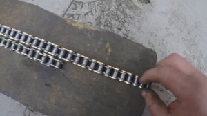 Замена приводной цепи на питбайке.