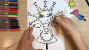 Масленица рисунок. Как нарисовать масленицу. Как нарисовать чучело на масленицу рисунок маркерами