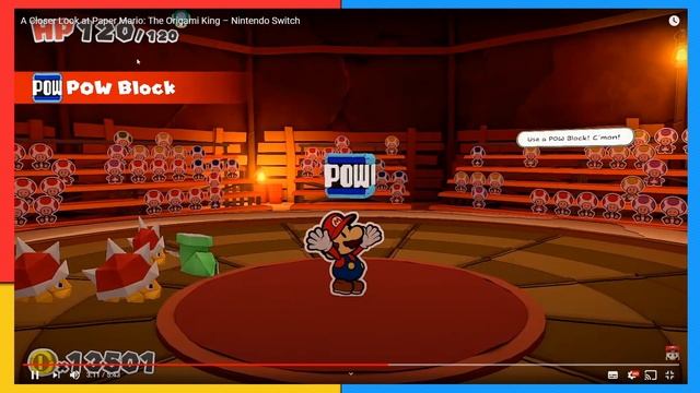 Is It Like Color Splash?? | Paper Mario: Origami King React | LNL Covers смотреть онлайн