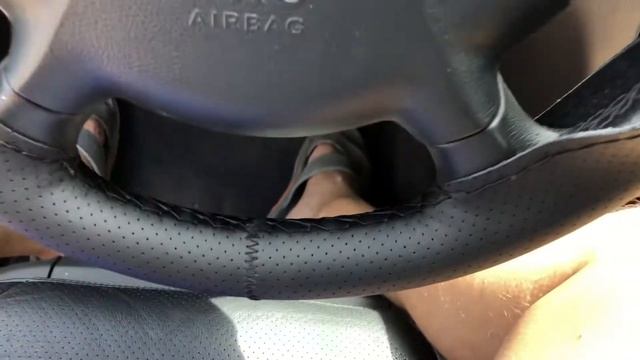 Mercedes Benz w211 installing leather steering wheel cover кожаная оплетка на руль чехол одеваем смотреть онлайн