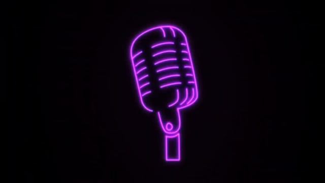 Microphone light background video animation 3d motion (no copyright) смотреть онлайн