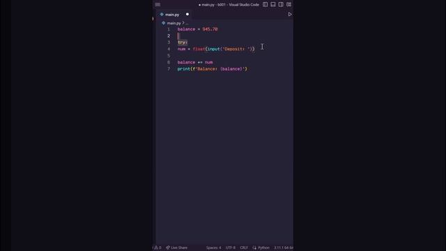 Python User Input Tip!! #python #programming #coding смотреть онлайн