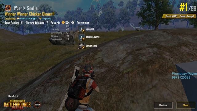#PUBGMOBILE RUSH GAMEPLAY WITH RANDOMS #HYPER X смотреть онлайн