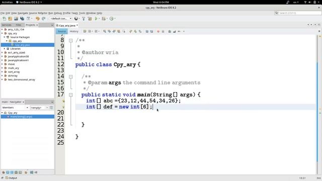 2-6: Array in java смотреть онлайн
