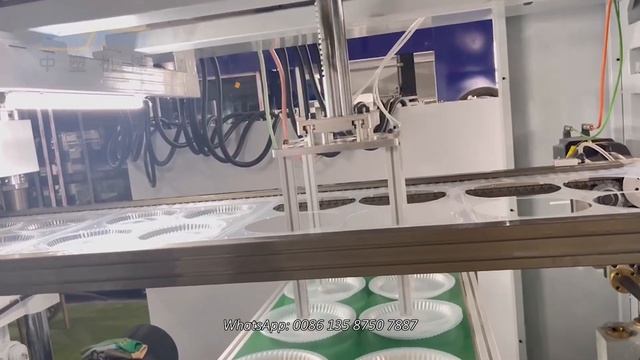 Automatic Three Station Thermoforming Machine for making disposable PP Food Trays смотреть онлайн