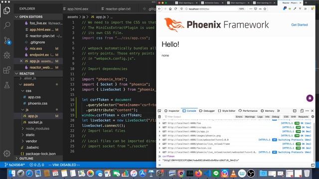 Simple Phoenix LiveView App: Socket Session info, CSRF & .leex смотреть онлайн