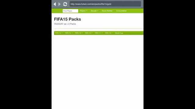 Futwiz Fifa 15 Packs смотреть онлайн