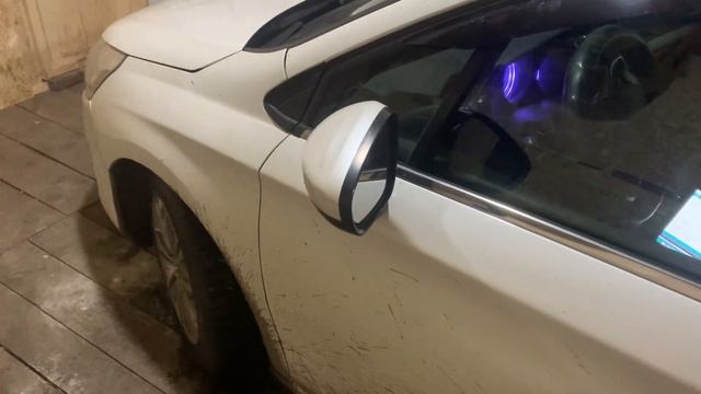 Автозапуск со штатного ключа Citroen C4 B7 часть 1 смотреть онлайн