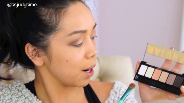 NEW NYX Natural Palette Makeup Tutorial - itsjudytime смотреть онлайн