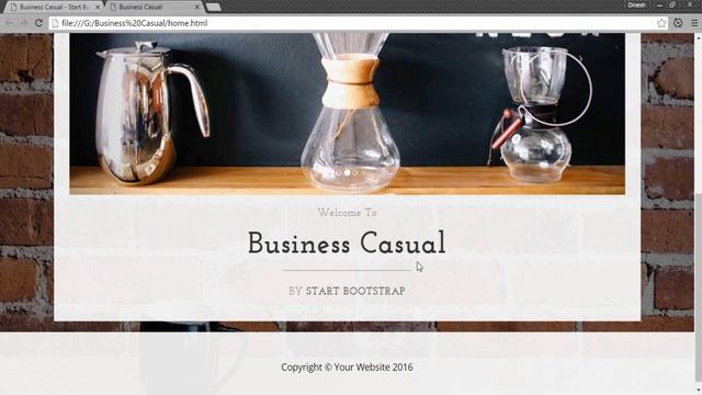 Code a Responsive Website with Bootstrap 3 - #8 Adding Typography and Images смотреть онлайн