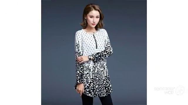 Покупки женской одежды с Aliexpress- легкая блуза. смотреть онлайн