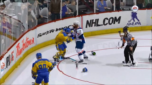 NHL 14 - 8 fights one game смотреть онлайн
