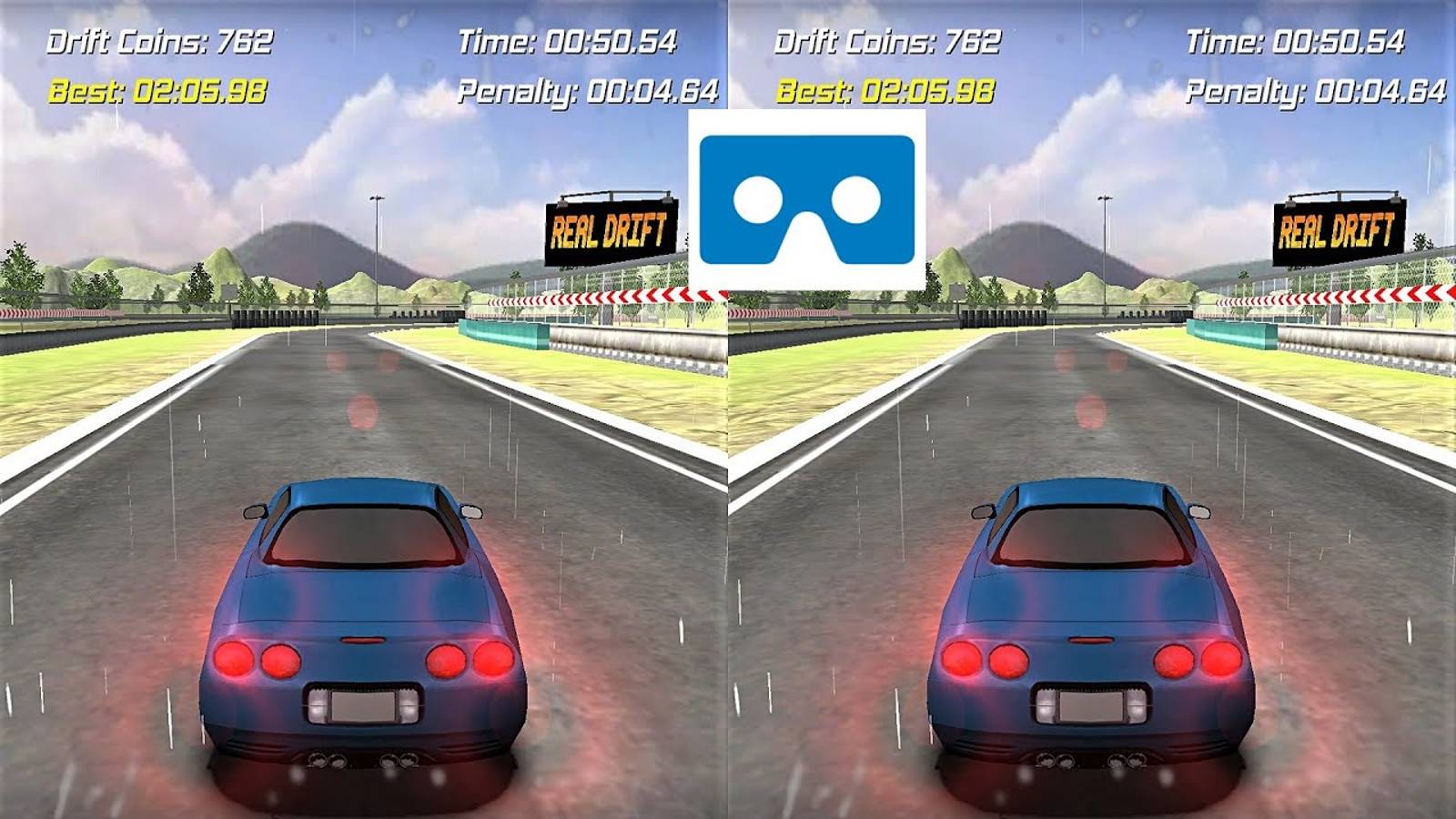 Real Drift 3D VR video 2 3D SBS VR box google cardboard смотреть онлайн