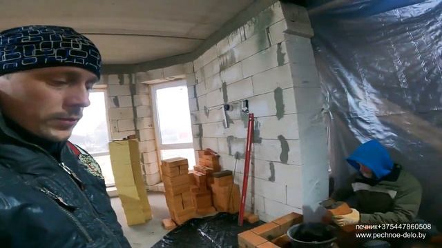 365. Командировка в Солигорск. Каминопечь. Подготовка. Кирпич Кёнигштайн Мацбург Кварц. Смесь KASKO смотреть онлайн