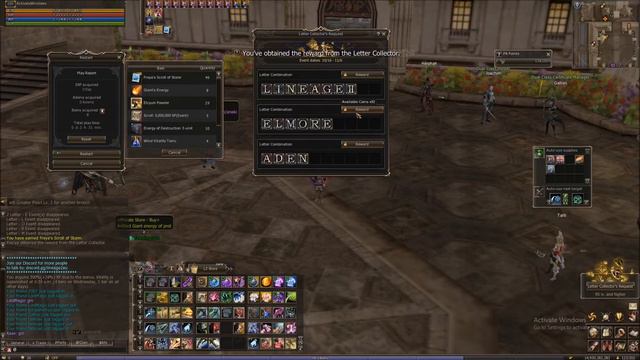 letter event lineage2 ELMORE 200x