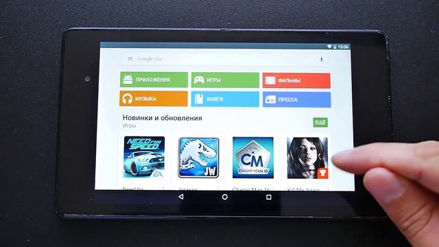 Обзор Android 6.0 Marshmallow на Nexus 7 (2013) смотреть онлайн