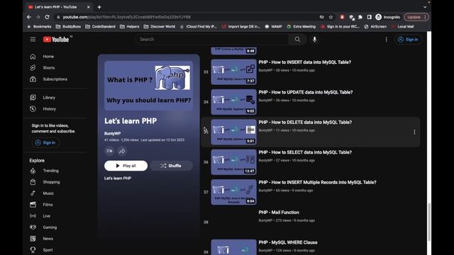 Let's Learn PHP смотреть онлайн