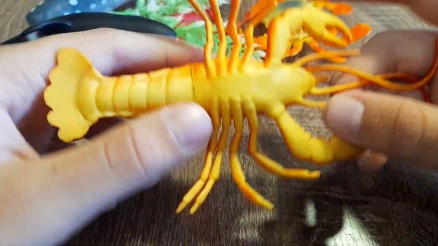 Обзор на морских обитателей из пластика смотреть онлайн