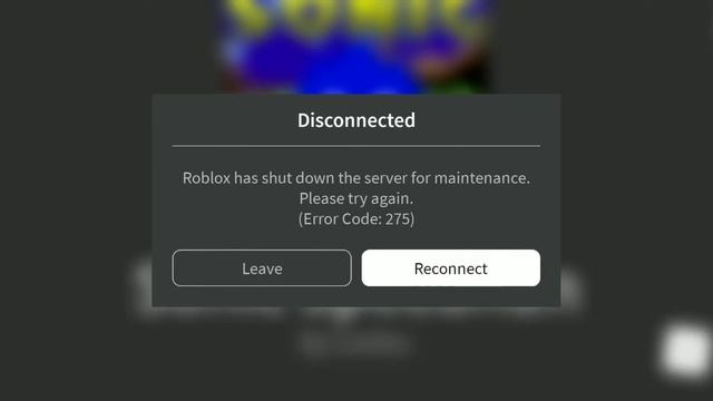 Roblox has shut down my server for maintenance can someone tell me what is happening? -_- смотреть онлайн