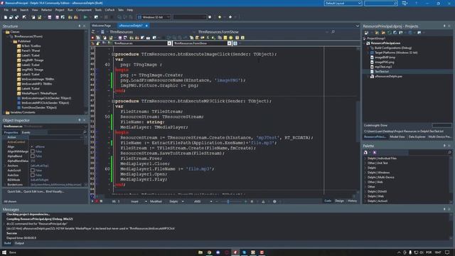Resources in Delphi: How to embed files in executable смотреть онлайн