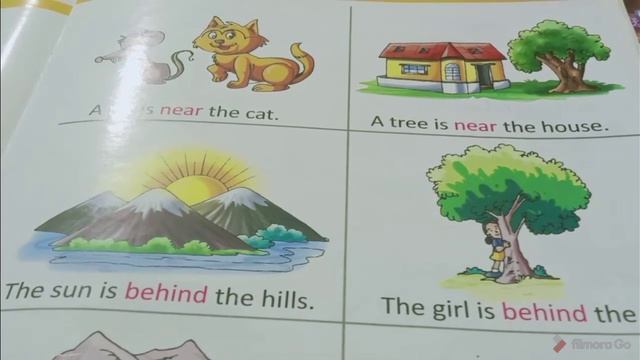 Use of near, behind and in front of for kids | Prepositions for kids | English Grammar смотреть онлайн