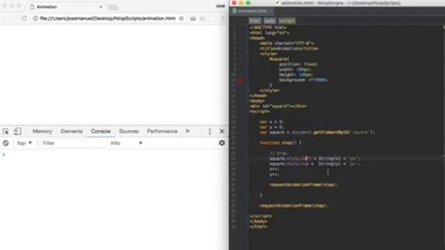 JavaScript Ninja [ES] - 11 - Animación смотреть онлайн