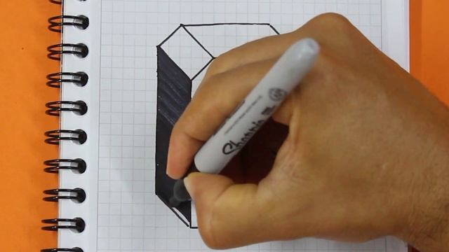 ? ¡ Dibujos Muy FACILES ! ? Como Dibujar LETRAS En 3D ( Letra A ) - Very Easy 3D Drawing  Letters