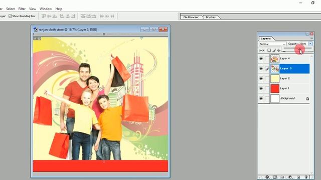 Photoshop mein cloth store(Vastralaya)ka social media post design kaise karte hain tutorial in hind смотреть онлайн