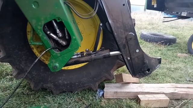 Выдвижение цилиндра наклона жатки смотреть онлайн