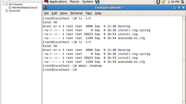 Linux / mkdir /pwd /cd Command смотреть онлайн
