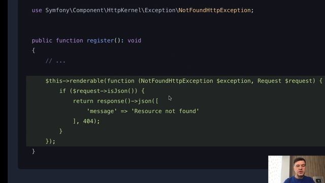 Laravel API: Override "Model Not Found" with Exception смотреть онлайн