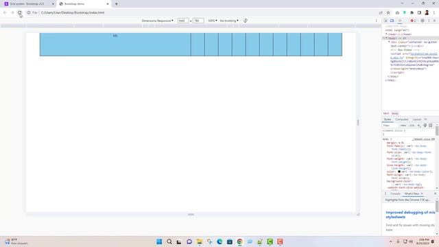 Bootstrap 5.3 column, class and 12 Grid system live experiment (Bangla) By Chayon Shaah смотреть онлайн