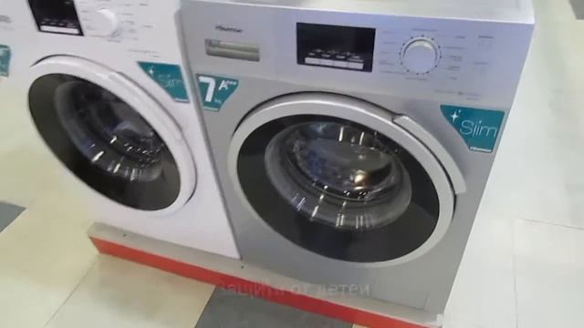 Обзор стиральных машин Hisense WFB7012/WFB7012s смотреть онлайн