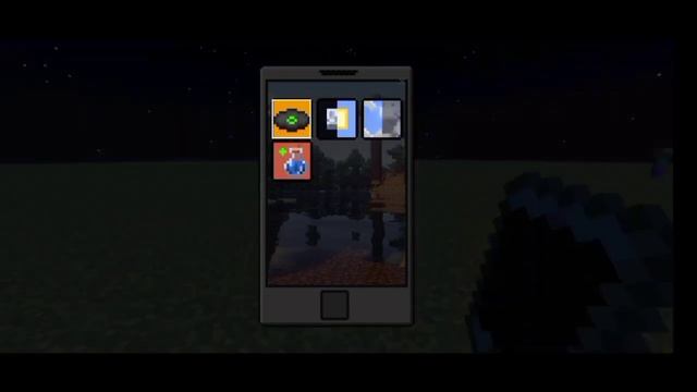 Обзор Мода на Работающий Айфон Для Майнкрафта Пе (Бедрок)