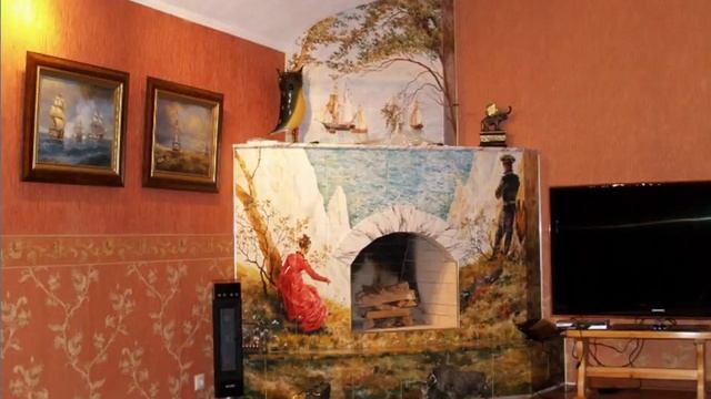 Художественная роспись для облицовки каминов. смотреть онлайн