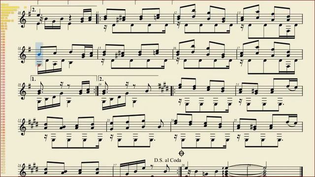 Giuliani, Danza (Danza Rondo), guitar demo смотреть онлайн