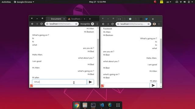 Laravel Real Time Messaging system with pusher and laravel websocket смотреть онлайн