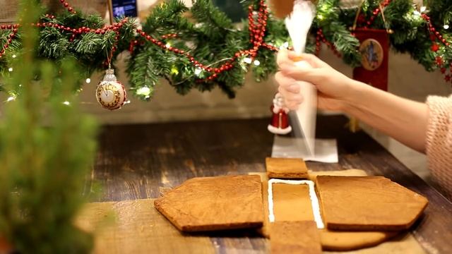 Пряничный домик/ Два рецепта пряничного теста / айсинг / Кракелюр на прянике смотреть онлайн