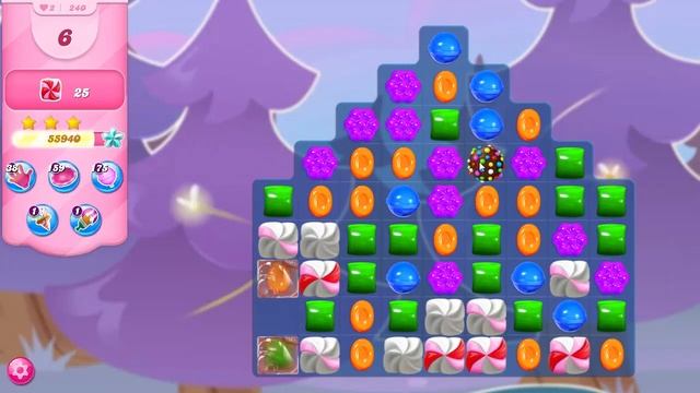 Candy Crush Saga LEVEL 240 NO BOOSTERS