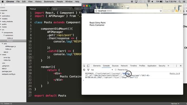 1. Photo Sharing App - Setting up API, React & Redux смотреть онлайн