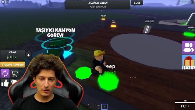 ZOMBİLERE KARŞI GÜÇLÜ Bİ EV YAP VE KENDİNİ SAVUN ? Roblox Zombie Battle Tycoon смотреть онлайн